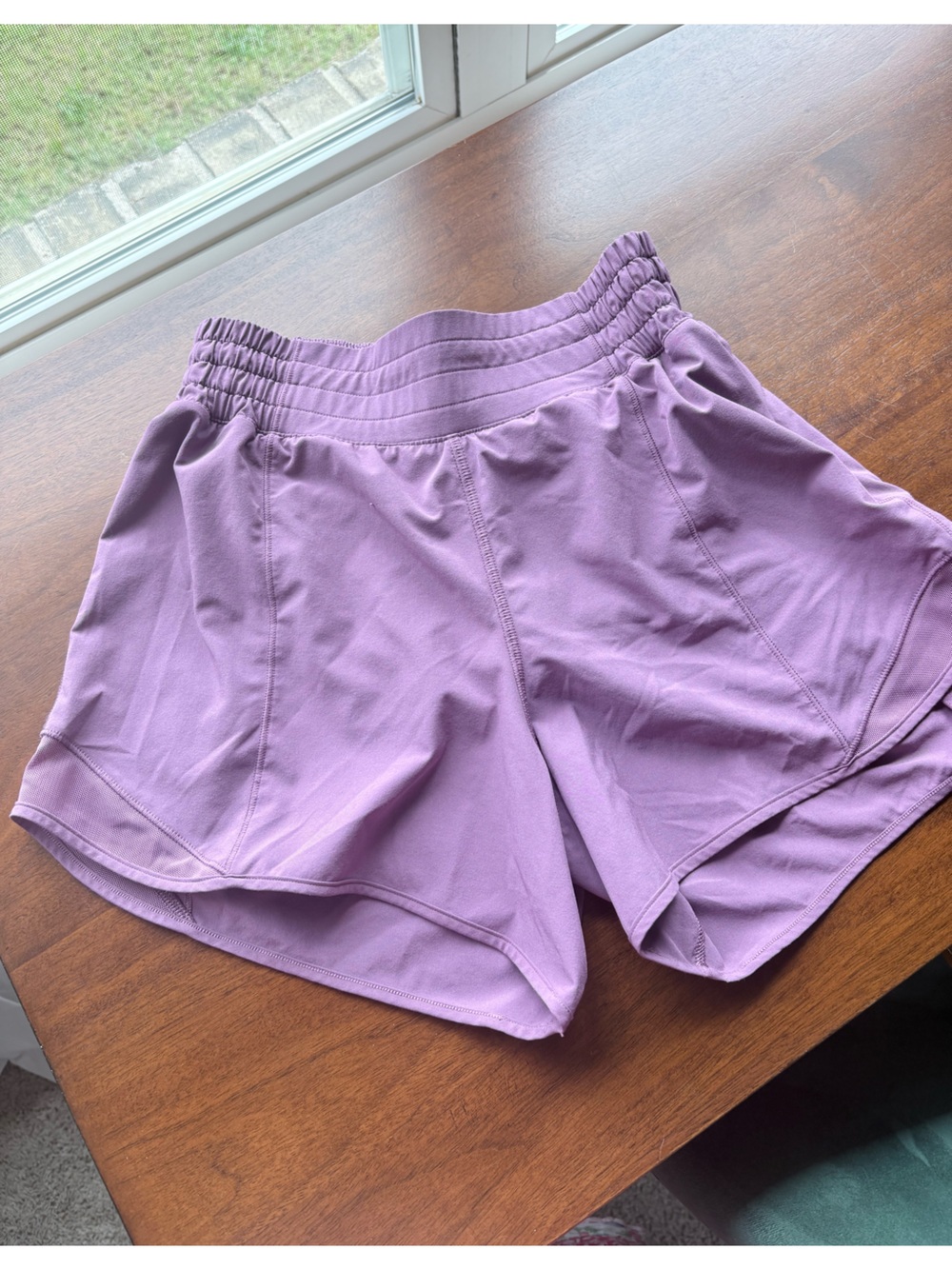 lululemon Hotty Hot Shorts | Size 4 | Mauve Purple | Lined | Running Workout